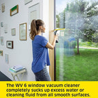 Kärcher WV 6 Electric Window Vacuum Squeegee 11" - Cleans Showers, Mirrors, Glass, and Countertops - Electric Squeegee