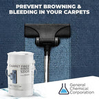 CarpetGeneral- Carpet Fiber Rinse & Odor Neutralizer Solution 53105|Prevent Browning, Bleeding & Odors with Top Carpet Cleaner Liquid|Carpet Fiber Rinse Professional Residue Attracting Agent 55 Gallon