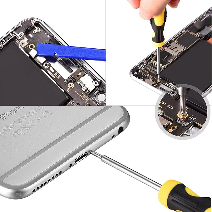 25pcs Electronics Repair Tool Kit, GangZhiBao Precision Screwdriver Set Magnetic for Fix Apple iPhone,Cell Phone,Smart Watch,Computer,PC,Tablet,iPad,Camera,Xbox,PS4 Pry Open Replace Screen Battery