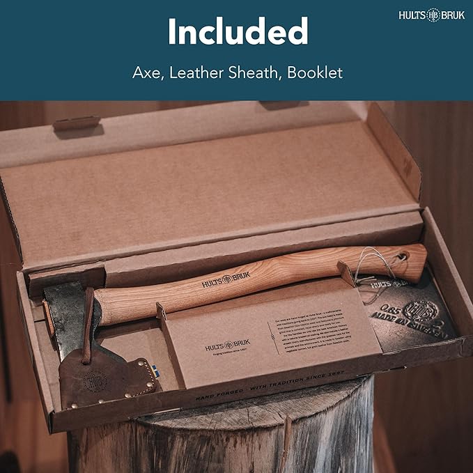 Hults Bruk 840771 Spika Hunting & Forest Axe - 1.5 lb Head, 17.5" Handle