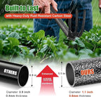 Hoe Garden Tool - Heavy Duty 2 in 1 Weed Hoes with Tiller Cultivator Rake,60 Inch Garden Hoe Long Handle for Weeding,Hand Weeder Tools for Indoor Outdoor Gardening,Planting