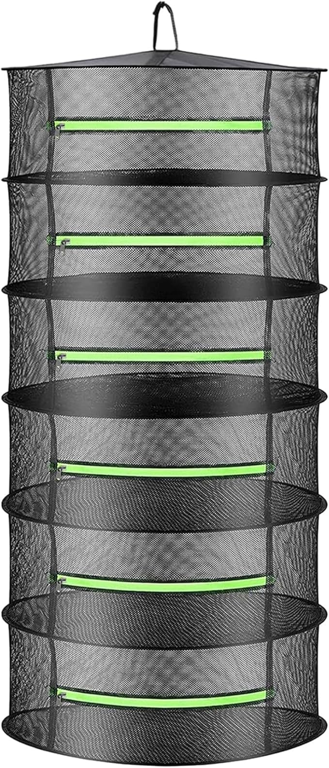 Drying Rack Plant Net Premium Mesh Tents Dryer kit Hanging Clothes Net Folding Nylon Netting Collapsible Mesh Food Dehydrator Receive Storage Carrying Bag 2/4/6 Layer 2FT (6 Layer)