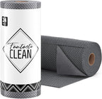 Fantasticlean Large Tear-Away Microfiber Cleaning Cloth Roll - 18'' by 12'', 24 Sheets, Thick Dish Cloths, Super Absorbent Reusable Kitchen Towels (DimGrey)