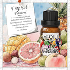 HIQILI Tropical Pleasures Diffuser Oil for Water or Waterless Diffusers, Inspired by Este. Lau Der Pleasures Exotic, Passion, Air Freshener Spray - 0.34 Fl Oz