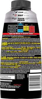 Drano Dual-Force Foamer Clog Remover, Commercial Line, 17 oz