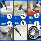 Handheld Steam Cleaner - High Pressure Steam Cleaner for Home, Multi-functional Cleaning Tools for Kitchen, Bathroom, Couch, Car. Portable Steamer Makes Housework Easier.