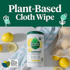 Seventh Generation Multi-Surface Cleaning Wipes, Lemon Zest Scent, Cuts Grease & Grime, 70 Wipes