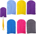 Flammi 360° Fleece Duster Refills for Swiffer, Reusable Duster Refills Heavy Duty Compatible with Swiffer Hand Duster (6 Pack-Mixed Color)