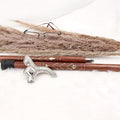 Deluxe Walking Sticks | Rosewood Crafted Cane with Solid Brass Chrome Decorative Bars | Nagina International