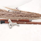Deluxe Walking Sticks | Rosewood Crafted Cane with Solid Brass Chrome Decorative Bars | Nagina International