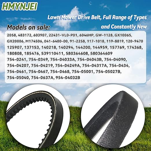 754-0434 954-0434 Drive Belt for MTD Cub Cadet RT60 RT65 RTS50 RT65E RT65ES RT65H FT24 Garden Tillers Lawn Mowers, 2009 and Newer, Replaces 754 0434 954 0434