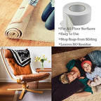 PRETMANNS Double Sided Carpet Tape - for Keeping Area Rugs & Carpets in Place – Great for Wood Working & Craft Projects - 33 Yards (2.5”Wide X 100ft Long)