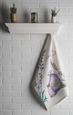 Maison d' Hermine Kitchen Towels Set of 3 100% Cotton 27.50" x 20" Reusable Cloth Tea Dish Towels Absorbent with Hanging Loop for Kitchen, Home, Dining, Cocktail Parties (Kelim - Infinity)