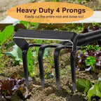 Garden Hoe Weeding Tool, Heavy Duty 73" Long Handle Stirrup Hoe Cultivator, 2 in 1 Action Scuffle Hula Push Pull Hoe Manual Weeder for Gardening Landscaping Loosening Soil Removing Grass