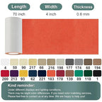 Canvas Repair Tape, 4×63 Inches Orange Waterproof Self-Adhesive Patch for Outdoor Gear, Durable and Weatherproof Fabric Tape for Boat Covers, Couch,Tents, Sofas, Sun Shades, Awnings, and Lounge Chairs
