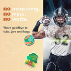 Zero Trace Laundry Detergent Sheets - Formulated for Sweat and Workout Clothes- Plastic Free Eco-friendly (Active Wear 144 Loads)