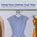 SereneLife 200-Pack Velvet Hangers – Space-Saving Non-Slip Gray Clothes Hangers with 360° Swivel Hooks, Heavy Duty Ultra-Thin Design for Coats, Shirts, Dresses & More – Durable & Lightweight