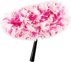 Fuller Brush Fuzzy Fan Duster – Dust & Clean Ceiling Fans, Walls, Woodwork – Polystatic & Microfiber Grabs & Holds Dust, Lint, Cobwebs & Dirt - Fan Duster Head Only (Pink)