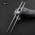 Bonsai tools 200 / 240 Mm Straight Bonsai Root Hook Made By Aviation Aluminum Alloy (Type A (200Mm))