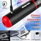 Shop-Vac 2-in-1 Car Vacuum & Air Duster, 14000Pa Blow/Suction Portable Cordless Vacuum, Mini Car Vac, Handheld & Lightweight with 6 Nozzles, Type-C Rechargeable for Auto/Home/Office
