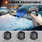 SDFM Compressed Air Duster - Electric Air Duster with Built in Brushless Motor,130,000RPM, 3-Speed Adjustable Air Blower - Suitable for Keyboard, Computer, car, and Home Cleaning (X3) (Max-Black)