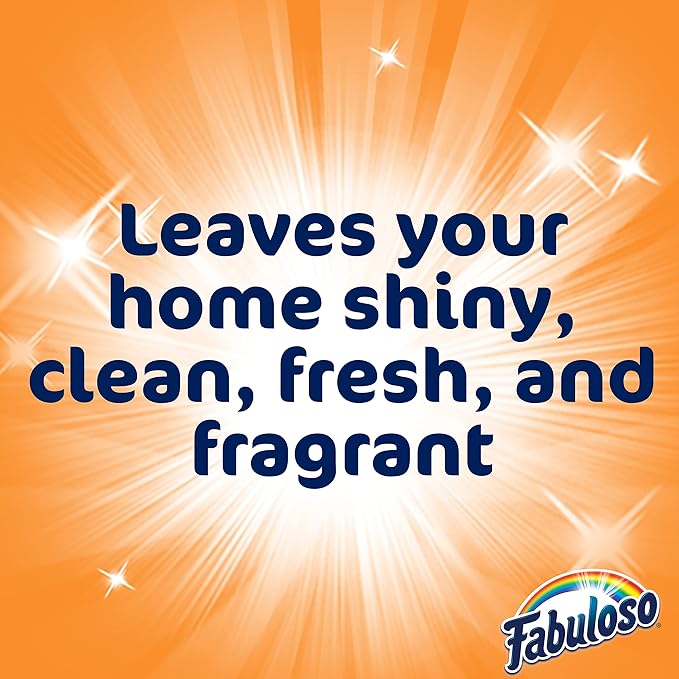 Fabuloso Multi-Purpose Cleaner,2X Concentrated Formula,Refreshing Lemon Scent,56 oz,(Pack of 5)