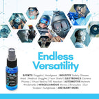 Combo pack 1oz Anti Fog Spray & microfiber for Eye & Sunglasses - Anti Static Glass & Lens Cleaner - Remove and Repel Dirt & Dust - Fog Free Cleaning Spray for Glasses- 1oz spray and towel