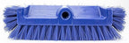 SPARTA Multi-Level Tile Scrub Brush 12" Wide Brush Head, Heavy-Duty Tile Cleaning Brush with End Bristles for Commercial Tiles, Tubs and Floor, Plastic, 12 Inches, Blue