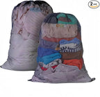 2 Pack Large Mesh Laundry Bag, Heavy Duty Mesh Laundry Bags Drawstring Lockable, 27×36inch Black Laundry Hamper Liner, Machine Washable, for Ball Storage, Travel, Toys, Sports Factories, Dorms