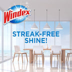 Windex Glass Cleaning Wipes, Pre-Moistened Glass and Surface Wipes to Clean Home Surfaces, Household Essentials, Original Scent, 38 Count (Pack of 6)