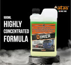 ATAS Dimer 900ml – Heavy-Duty All-Purpose Cleaner & Degreaser | Free Bottle Included | Ultra-Concentrated Industrial Strength for Grease, Oil, Grime on Engines, Tires, Tools & Machinery