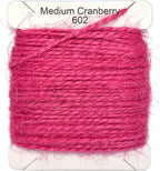 Jute Twine 15m Long Twine String for Crafts Gift Wrapping Packing Gardening Crochet Knitting Macrame Decor (Medium Cranberry)