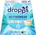 Dropps Activewear Biobased Power Laundry Detergent Pods, Crisp Breeze (120 Count) - Laundry Pods Fights Tough Stains & Odors, Sweat & Dirt - HE Compatible Laundry Supplies for Clean Clothes