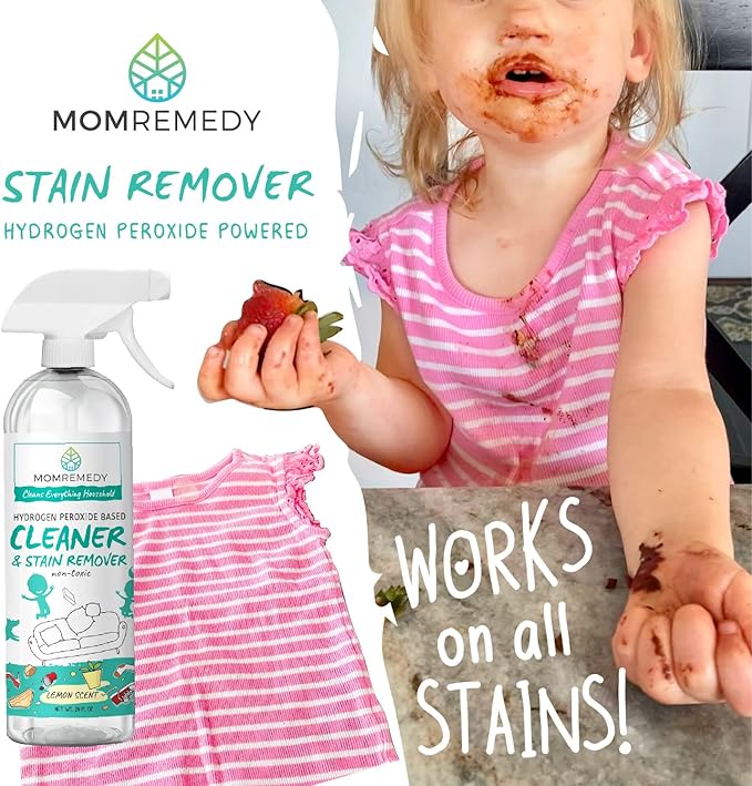 Hydrogen Peroxide All Purpose Cleaning Spray | Multipurpose Home Cleaner | Fabric and Laundry Stain Remover | All Surface Kitchen and Bathroom | Non Toxic