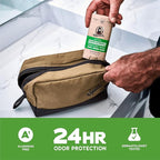 Dr. Squatch Natural Deodorant for Men - Odor-Squatching Aluminum Free - Cool Fresh Aloe (2.65 oz, 3-Pack)