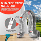 BLuesea Dryer Vent Cleaner Kit, 15-Piece Ultimate Dryer Cleaning Kit Include 50 Feet Dryer Vent Brush, Upgrade Noiseless Dryer Lint Vacuum Attachment, Lint Trap Brush, Vacuum & Dryer Adapters