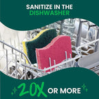 Scotch-Brite Gentle Clean Delicate Scrub Sponges, For Washing Dishes and Cleaning Kitchen, 3 Scrub Sponges