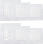 6PCS Drywall Repair Kit, 4"/6"/8" Aluminum Wall Patch with Galvanized Plate, Self Adhesive Fiberglass Dry Wall Hole Patches for Drywall Ceiling Sheetrock
