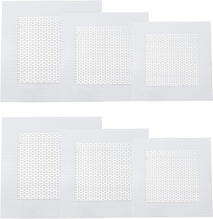 6PCS Drywall Repair Kit, 4"/6"/8" Aluminum Wall Patch with Galvanized Plate, Self Adhesive Fiberglass Dry Wall Hole Patches for Drywall Ceiling Sheetrock