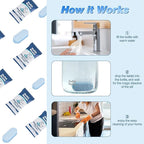 All Purpose Cleaner Refill – 12 Tablets (12 x 16 Fl oz) Multipurpose Cleaners -Can Make 192 Fl oz Bathroom Cleaner Spray Cleaning Tablets Refill - Vegan, No Plastic - Ocean Breeze