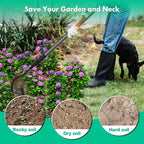 Garden Hoe for Weeding,Heavy Duty Weeding Hoe for Fast Weeds Grass Removal,Loosening Soil Digging Planting Ridging,55 Inch Long Handle,Hardened Hollow Eye Hoe Garden Tools for Garden Flower Beds