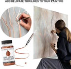 Liquid White Gold Leaf Paint - Alcohol Based Fast Drying White Gold Liquid Leaf, 3.38 fl oz (100 ml)