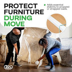 IDL Packaging Cardboard Edge Protectors 2" x 2" x 36", Full Pallet of 2800 pc, White - V-Board Reinforced Corner Protectors - Regular-Duty Cardboard Corners for Shipping