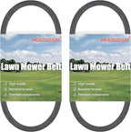 HKAOSDUUH GW-1916657 & GW-1916658 (1/2" x 25.5" & 3/8" x 29") Garden Tillers Forward Drive Belts fits MTD 954-04090 954-04091 Troy-Bilt 1916657 1916658 754-04090 754-04091 Lawn Mower