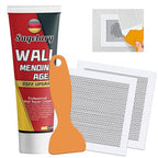 Drywall Patch Repair Kit with Scraper, White Wall Mending Agent with 2 Pcs Aluminum Drywall(2 inches), Plaster Dent Repair and Wood Scratch Repair