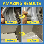 Home Stain Remover Gel, Heavy Duty Stain Cleaner, Deep Clean for Front Loader Washing Machine Seal, Refrigerator Strips, Rubber Gasket, Bathroom Grout, Tile, Shower, Caulk - 8 fl oz