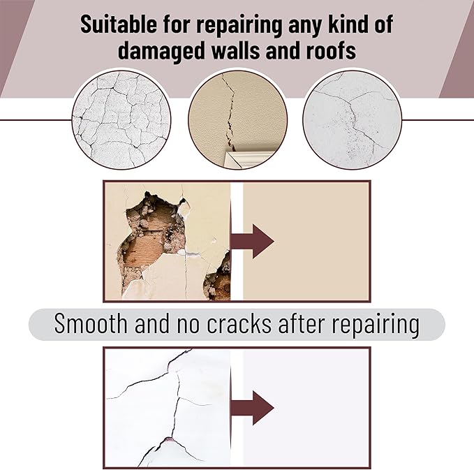 Bates- Drywall Repair Kit, 16 pcs, 8 Inch, Dry Wall Patch Kits, Wall Repair Patch Kit, Wall Patch Repair Kit, Drywall Hole Patch, Drywall Patch Kit, Wall Hole Repair Kit, Drywall Patch Hole