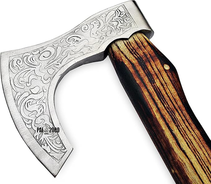Splitting Axe Camping Chopping Hatchet Viking Tomahawk Battle Hunting Outdoor Solid Wood Handle 2031