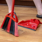 O-Cedar One Sweep Broom with Step-On Dustpan | Remove 99% with One Sweep | Lightweight Quiet Cleaning Tool | Ideal for Pet Owners