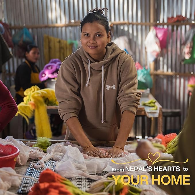 Big Heart Reusable Handmade Wool Dryer Balls for Laundry 3-Pack XL, Wool Balls Replaces Dryer Sheets and Shorten Drying Time.